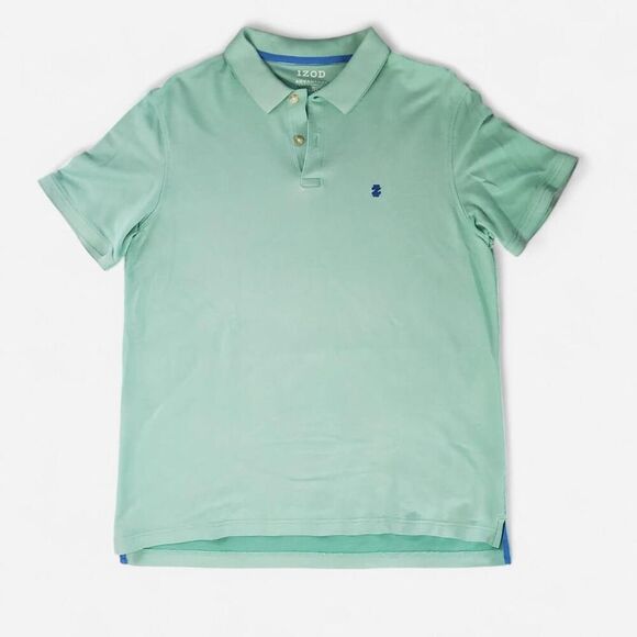 NWOT - IZOD Men's Turquoise Polo Shirt - Picture 1 of 6